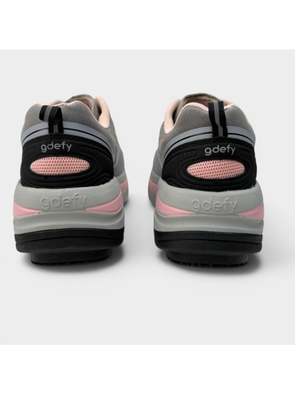 Gravity Defyer G-Defy ION Womens 9.5 Gray Pink Walking Shoes TB9022FGP Sneaker - Picture 5 of 16